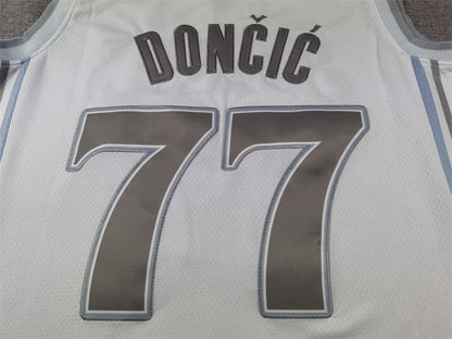 Dallas Mavericks 77 White City Edition Jersey NBA